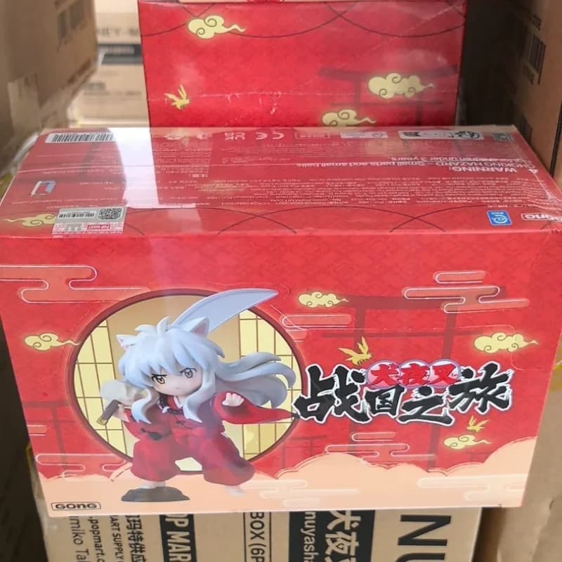 Popmart Inuyasha The Journey Of Sengoku Series Blind Box Mystery Collectible Anime Figure Desktop Ornament For Birthday Gift