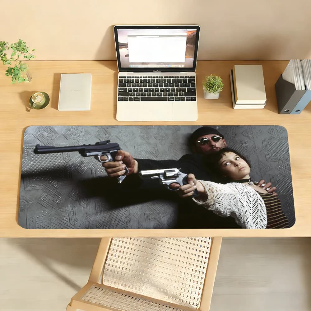 Tappetino per mouse L-Leon P-Professional, antiscivolo, con bordo bloccabile, per PC, laptop, accessori per ufficio, tastiera in gomma, grande, XXL, per gaming