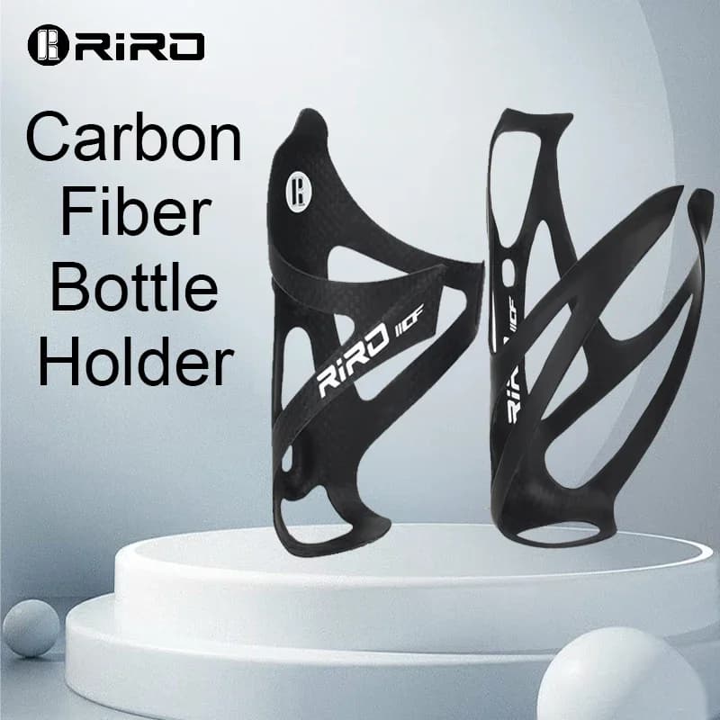 RIRO 20g Full Carbon Fiber portaborraccia per bicicletta 2 pezzi Ultralight MTB Road Bike portabottiglie universale attrezzatura da ciclismo