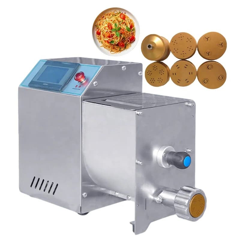110 V/220 V 370 W Macaroni Noodle Macchina Spaghetti Pasta Maker Fettuccine Noodle Press Che Fa Macchina 6 Stampi