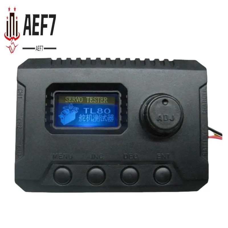 AEF7-TL80 RC Servo Tester Multi-Funzione Programmabile Sterzo Digitale Prestazioni Per RC Robot Elicottero Auto Servo
