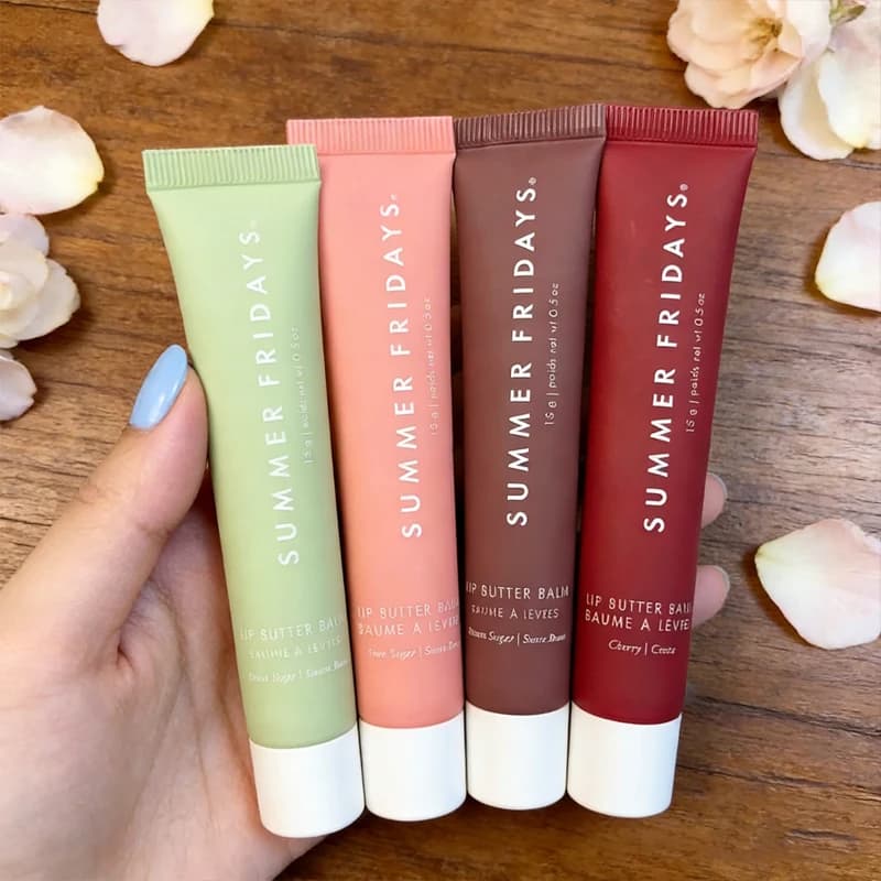 Friday Summer Beige Lip Balm Set of Moisturizing Transparent lipsticks Soft and smooth mirror lip gloss set