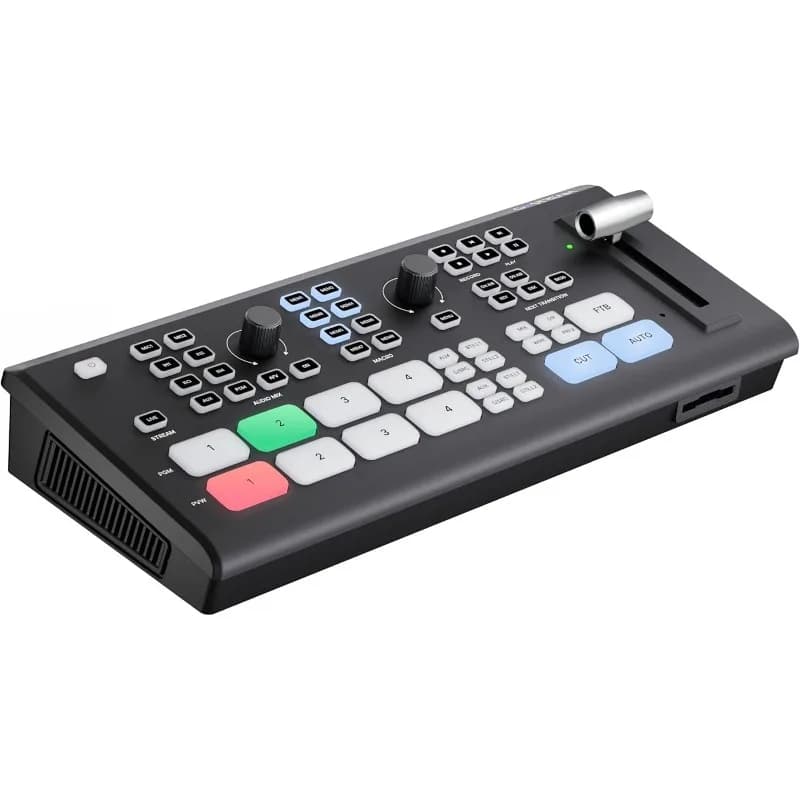 GoStream Deck Pro HDMI Live Stream Switcher, mixer video Switcher 6 HDMI, 2 USB, 8 pulsanti macro, multifuori