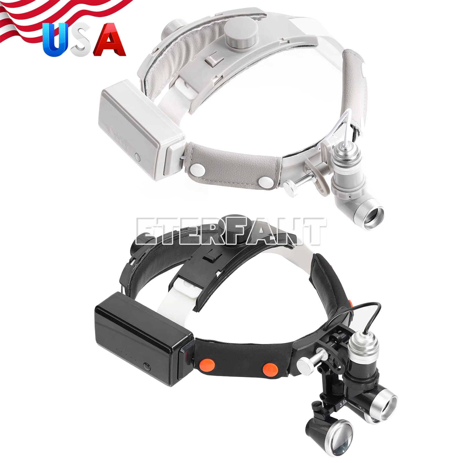 10W LED Dentale Head Head Fascia Light Spot ORL Front Lamp Specification/3,5X Binocular Head Lens LED Head Light 10W