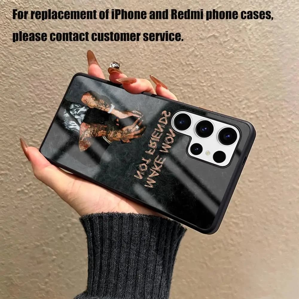 A-Chris Brown Rapper Breezy Phone Case For Samsung S26 S25 S24 S23 S22 S21 S20 Plus Ultra Glass Fold A Magnetic Case