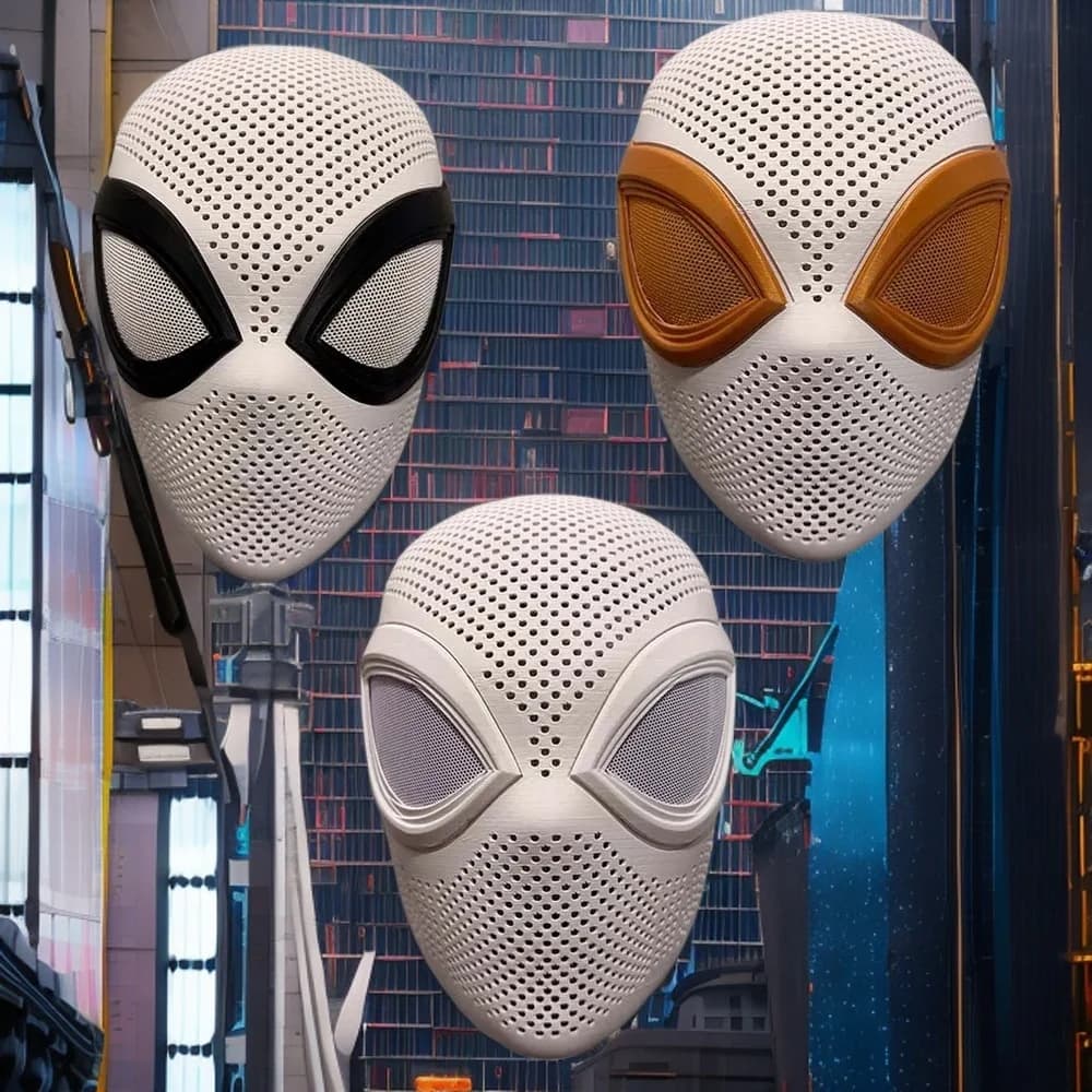 Maschera Spidermask Rivals PS5 Spider Faceshell Cosplay Nuova Stampa 3D Maschera per Adulti con Magneti Occhiali Casco Accessorio Costume-1