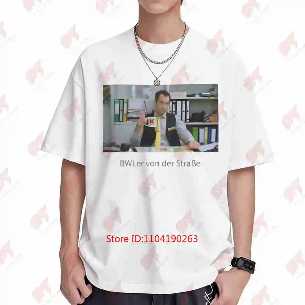 Feinkost Kolinski Bwler Von Der Strasse German Quote Pop Culture Short Sleeve Tee 100% Cotton T-Shirt
