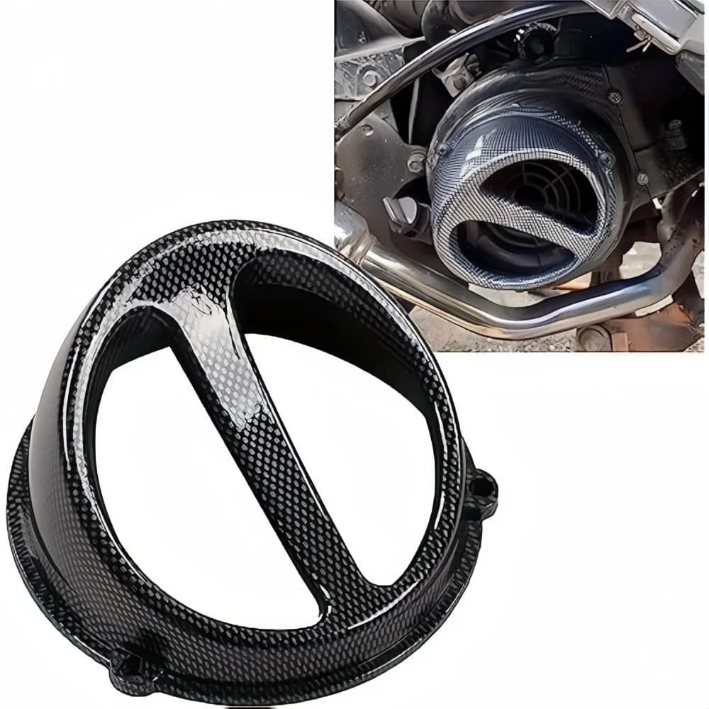 Motorcycle Engines Cooling Fan Cover Air Scoop Cap Replacement for GY6 125cc 150cc 152QMI 157QMJ Motorcycle Scooter