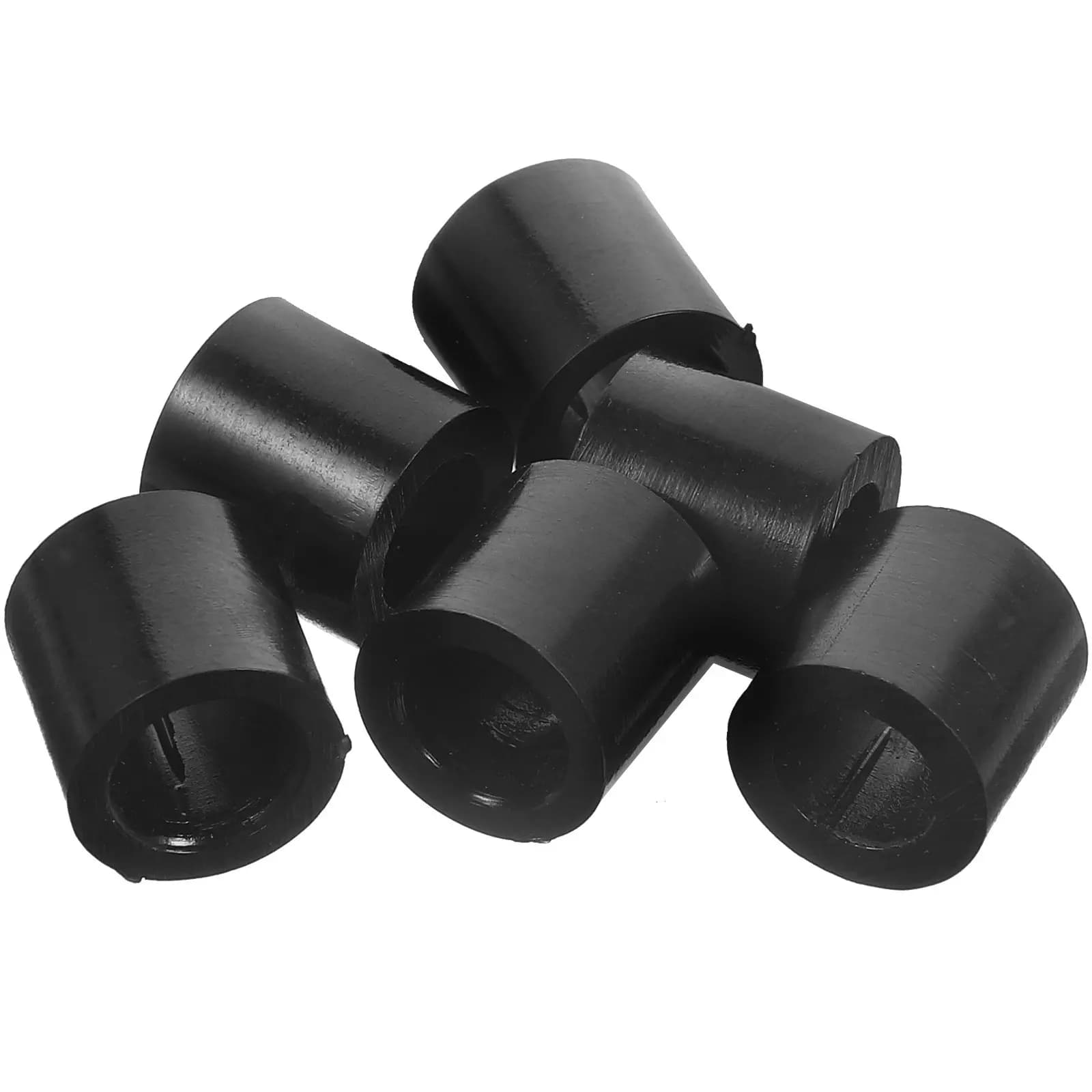 Set di 6 Punte Ergonomiche in Plastica per Stecca da Biliardo, Ricambi per Impugnatura Confortevole, Kit di Riparazione Portatile per Stecche da Biliardo