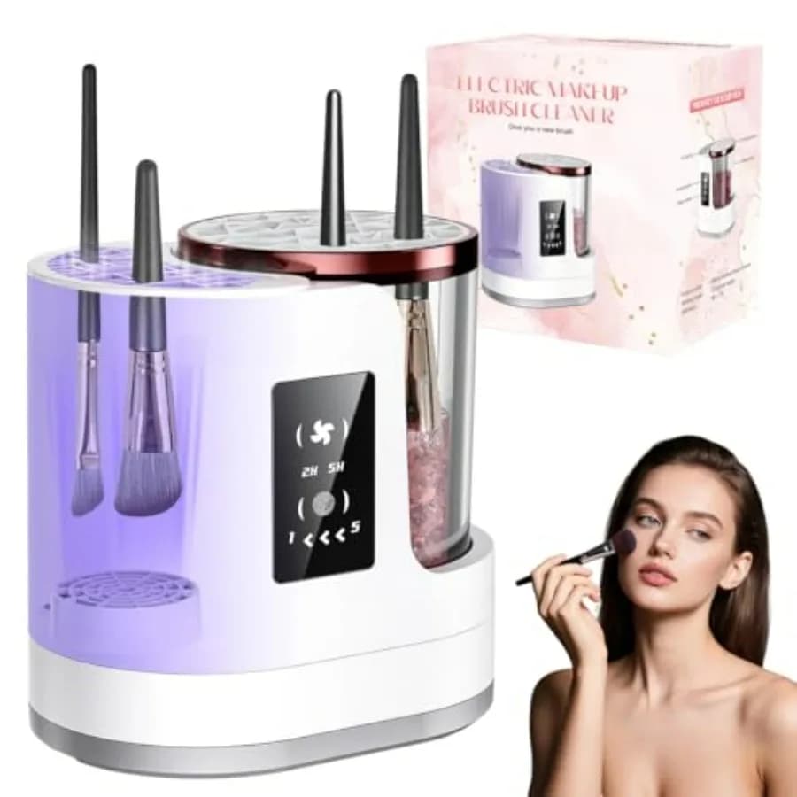 3 in 1 machine for automatic cleaning and drying of makeup brushes, USB portable washing machine for deep cleaning of cosmetic brushes, G beauty tool