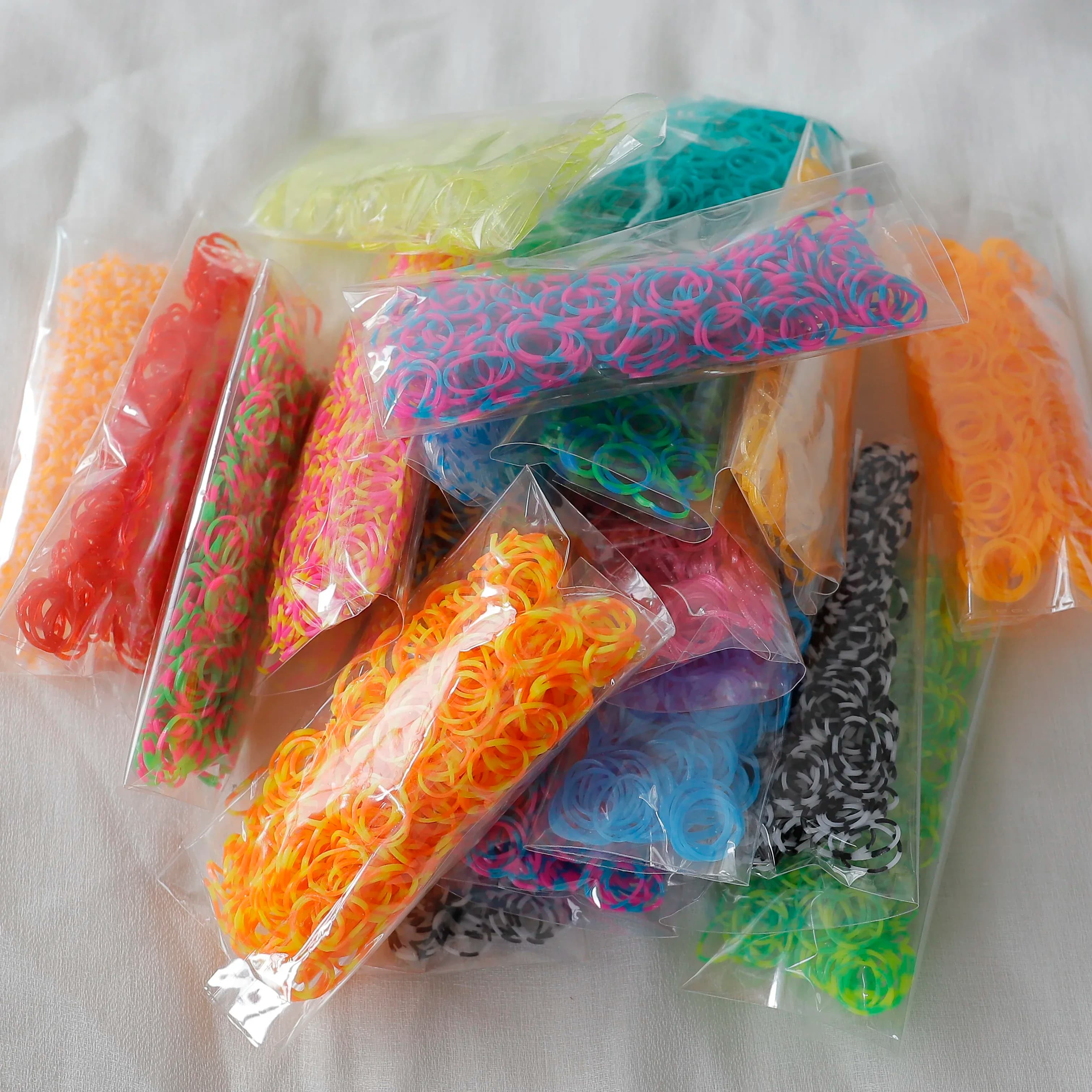 600pcs DIY Toys Rubber Bands Loom Set Kid DIY Bracelet Silicone Rubber Bands Elastic Weave Loom Bands Toy for Kids Goods