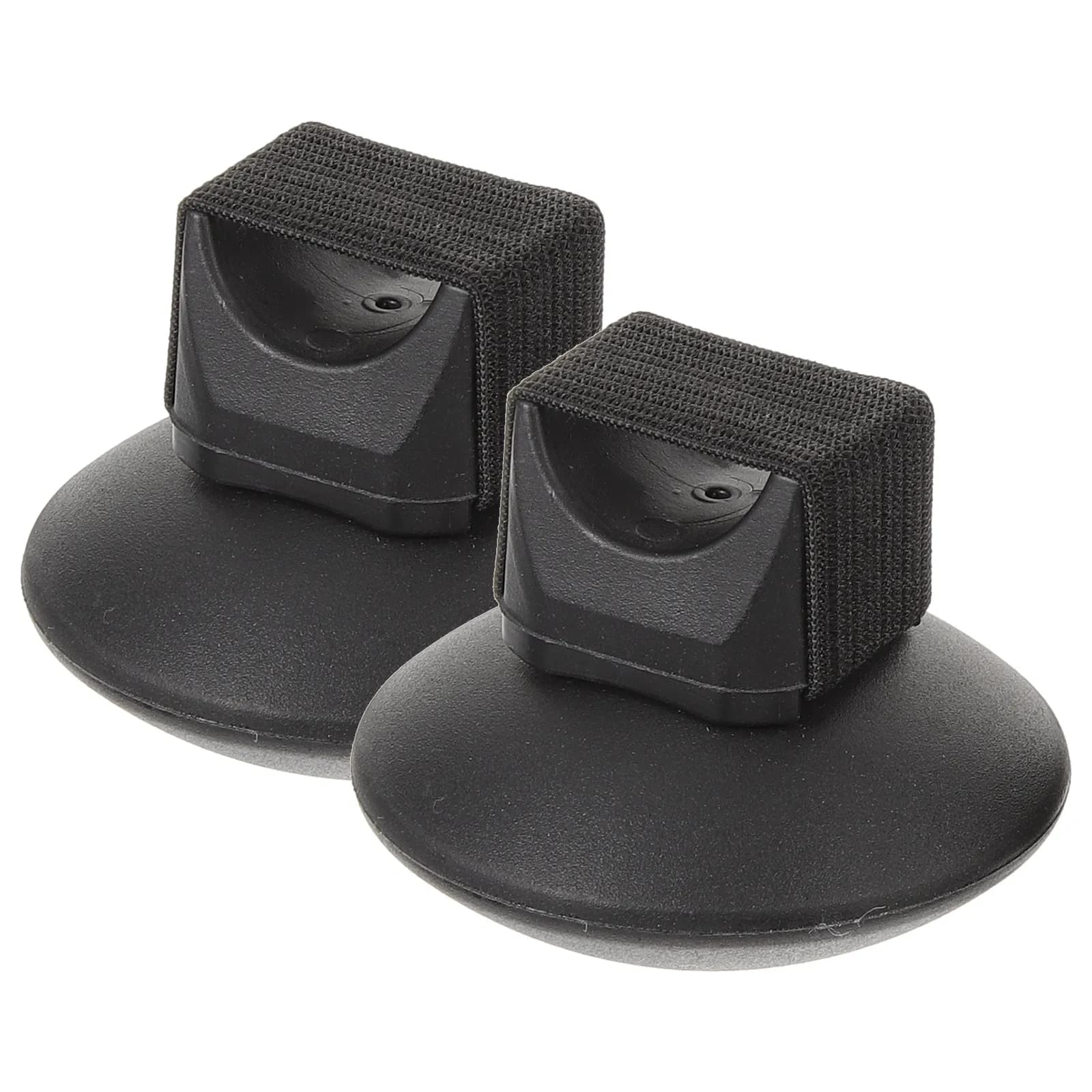 2Pcs Rhythm Finger Sand Hammer Shakers Black Plastic Elastic Band Music Instrument for Guitar Ukulele Educational Percussion