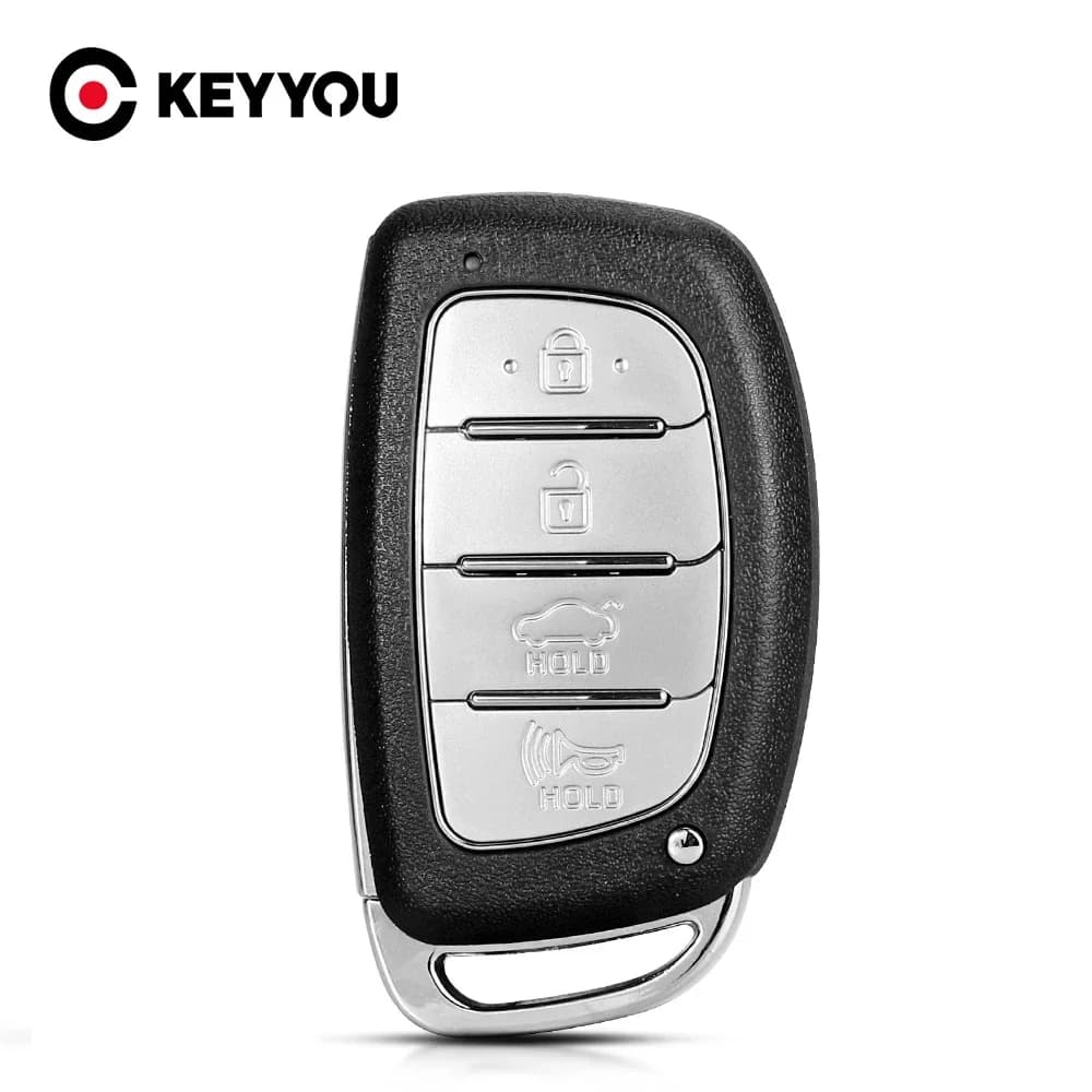 KEYYOU Remote Car Key Shell per Hyundai Tucson Elantra Sonata 2016 2017 2018 + 4 pulsanti Flip pieghevole TOY40 portachiavi a distanza