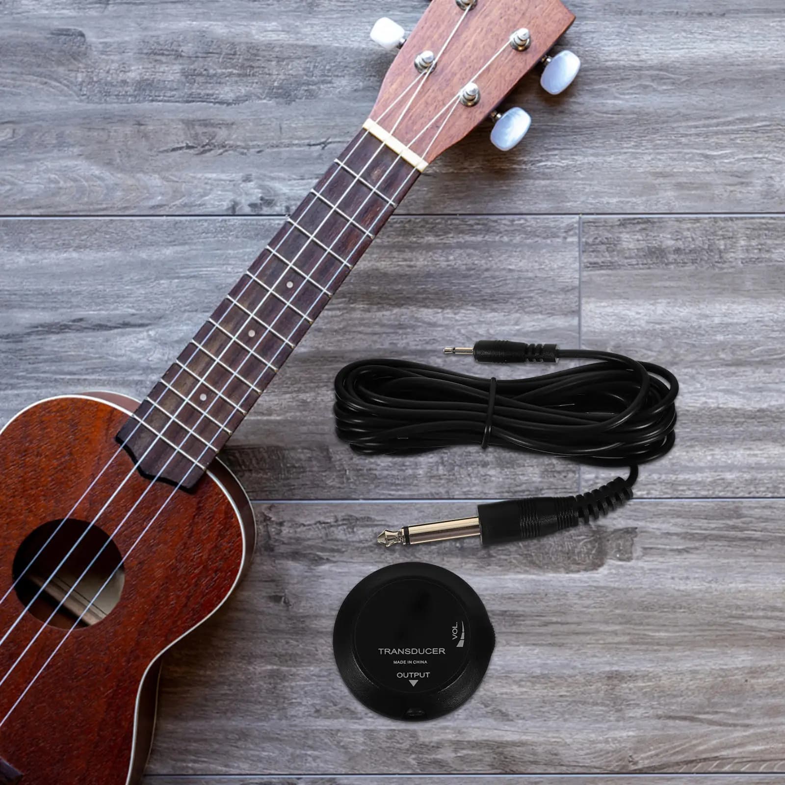 1 Pezzo Pickup per Chitarra e Ukulele Robusto e Affidabile, Struttura Semplice, Facile Utilizzo, Accessorio Compatto e Durevole