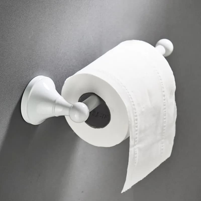 Accessori per il bagno bianco porta carta igienica processo di rame antico portasciugamani di carta in stile europeo semplice roll bar