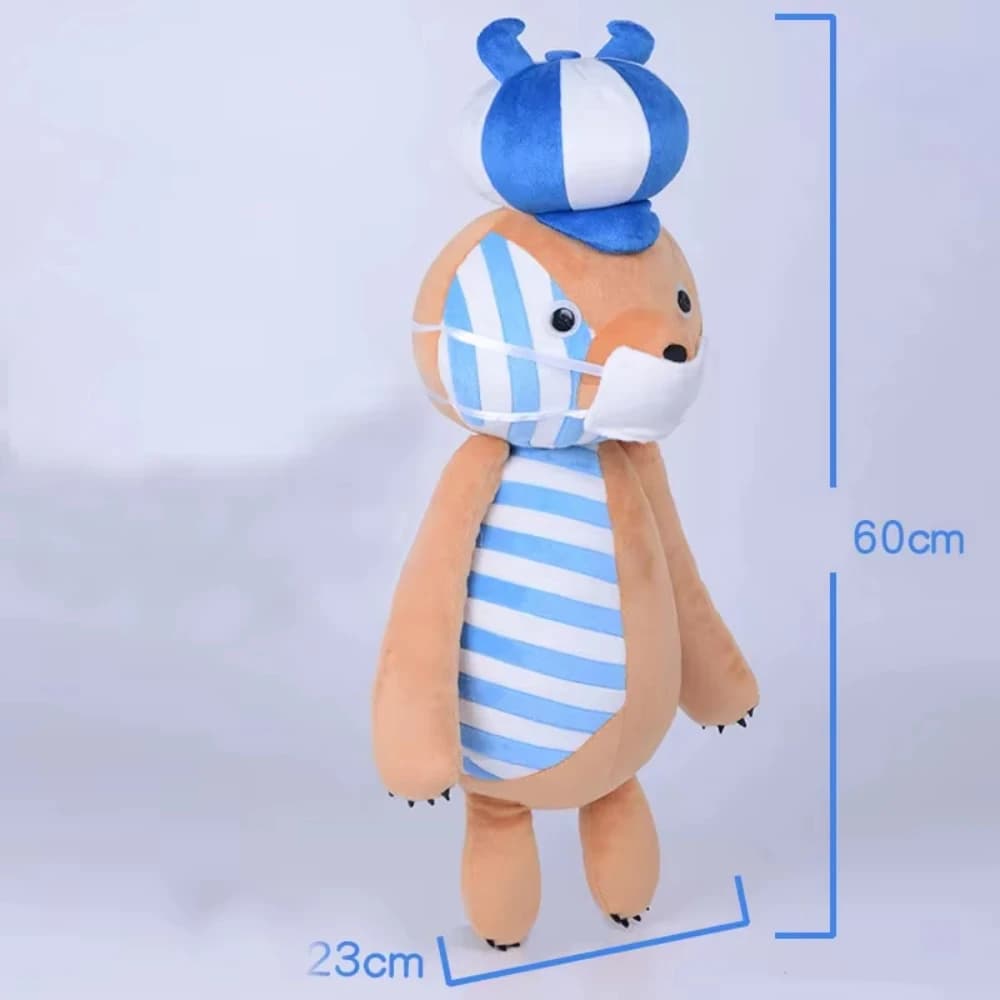 Anime Perona Servo Kumashi Costume Cosplay Prop Kumacy Bear 60 cm di Altezza Anime Farcito Accessori Della Mascotte Regali Perfetti