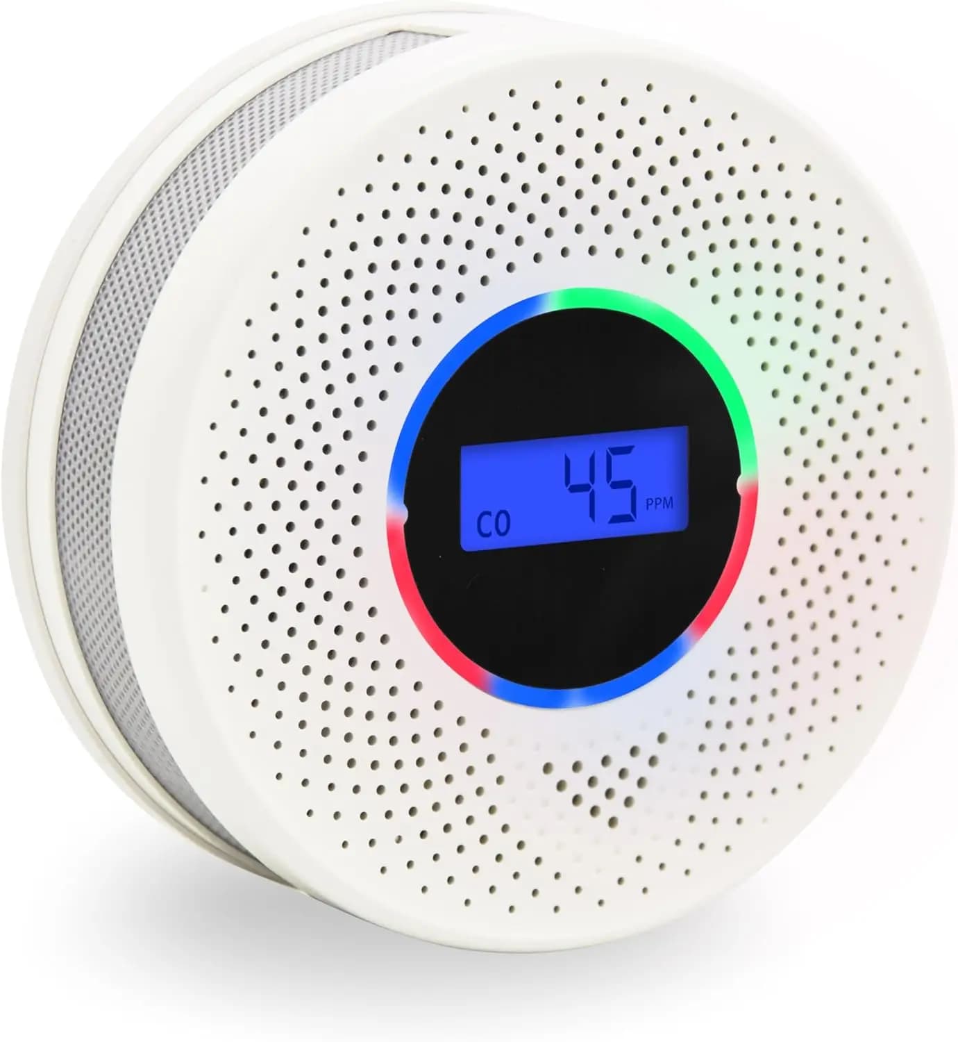 Rilevatore di Fumo e CO Interconnesso Aggiornato, Allarme Wireless a Batteria con Portata di 250 m
