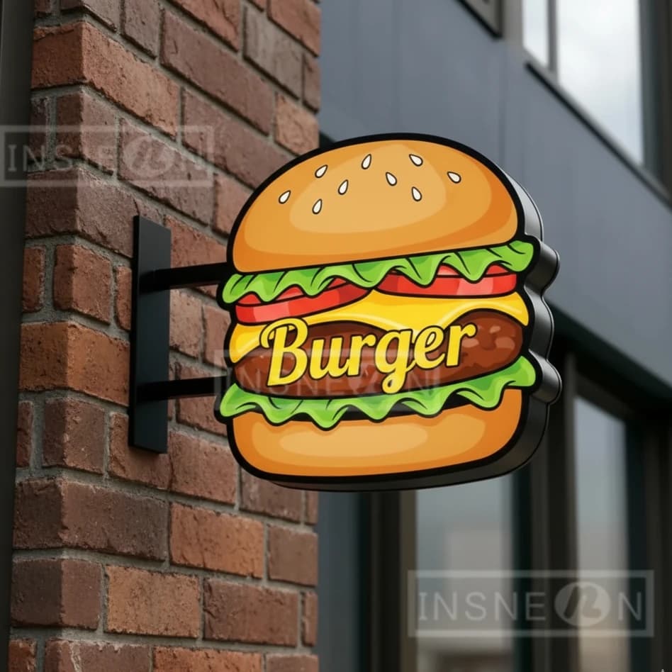 Segnaletica da parete con scatola luminosa con logo personalizzato Insegna luminosa da esterno per affari Neon Design personale Lettere acriliche a LED luminose in metallo Insegne per la casa