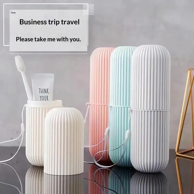 Hot Sale 1PCS Portable Toothbrush Toothpaste Holder Storage Box For Travel Camping Keeps From Dirt Damage