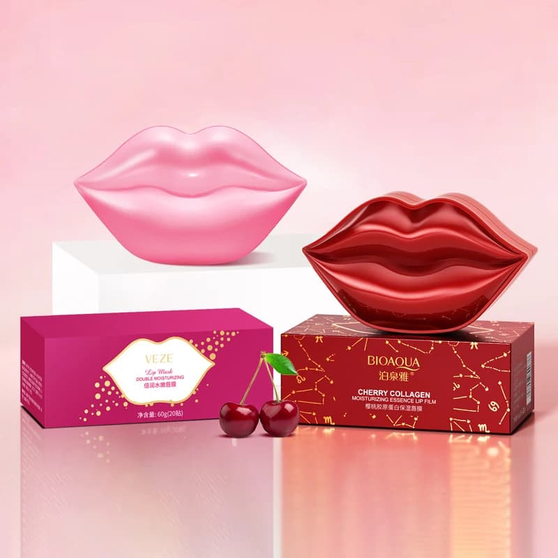 20 pcs/box BIOAQUA Labbra Hydrating Collagen Patch for Lips Masks Care Paffuta Hydrating Exfoliating Anti-wrinkle Lip Mask Gel Pad