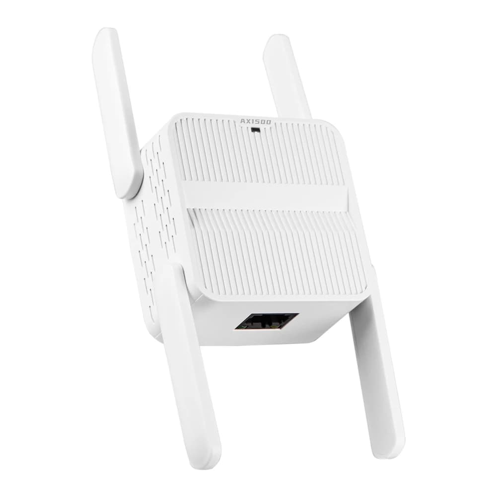 Estensore ripetitore WiFi 6 Estensore WiFi wireless da 1500 Mbps con porta Ethernet Amplificatore WiFi 6 Antenne 4 * 2dbi Amplificatore a lungo raggio