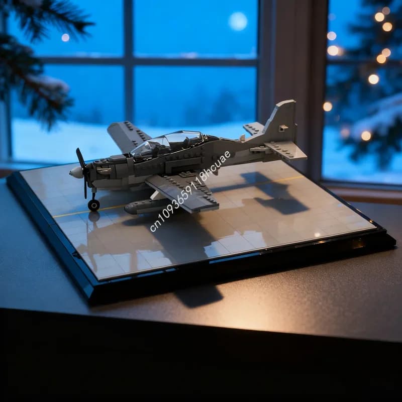 387 pz MOC Embraer EMB T Tucano Creator Designer Modello Building Blocks Costruzione Assemblare Regali Di Natale Giocattoli FAI DA TE Idea Per Bambini