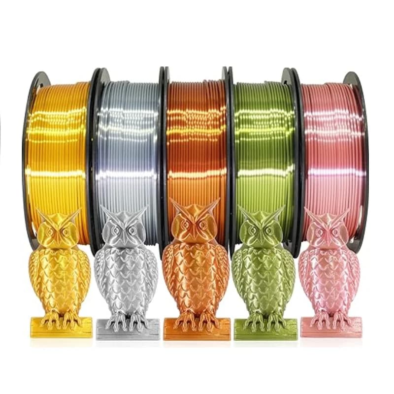 3D Printer Filament 250G PLA 1,75 mm 1 kg Silk Filament PLA Multi 3D Printing Material Gold Silver Bronze