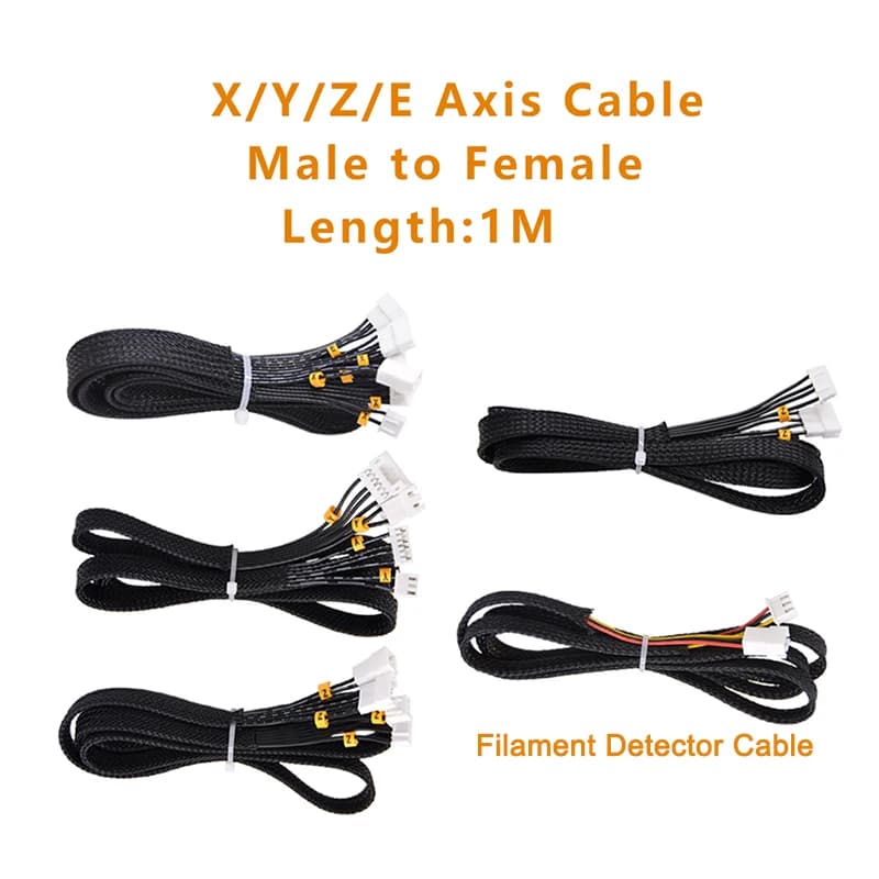 X/Y/Z/E Asse Motore E Finecorsa Cavo di Prolunga Rilevatore di Filamenti Lunghezza 1M Cavi Per Ender-3 Ender-5 CR10 Parti Della Stampante 3D