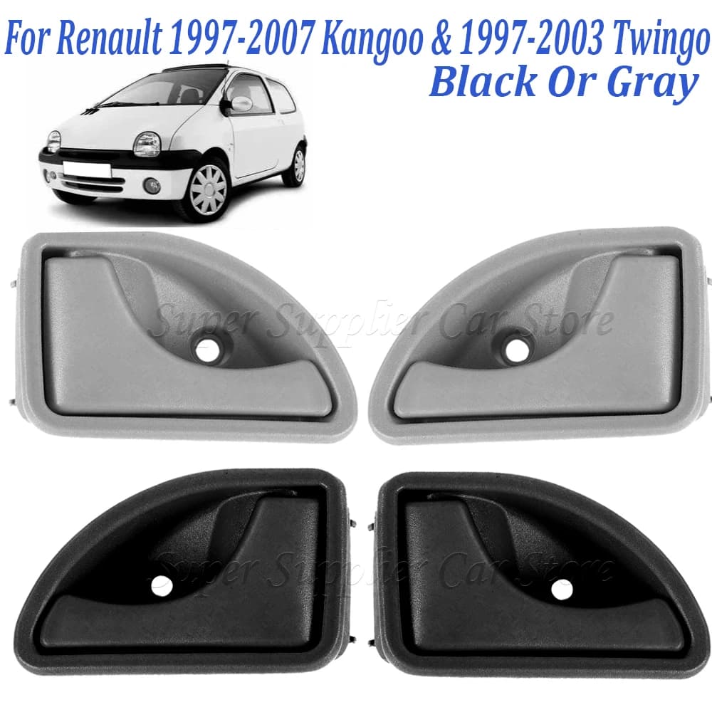Nuovo Per Renault 1997-2007 Kangoo & 1997-2003 Twingo 8200247802 82002478 Una Coppia Maniglia Interna Della Porta Anteriore Sinistra Destra Manopola