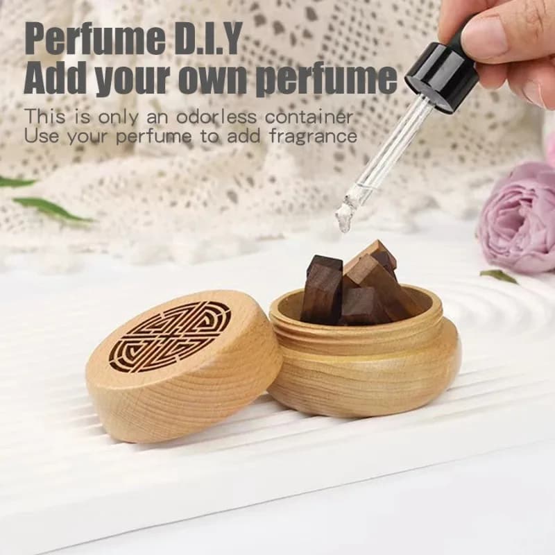Antico senza profumo Fragranza fai da te Scatola di legno Diffusore di aromi Decorazioni Articoli portatili Soggiorno Camera da letto Auto Accessori per la casa