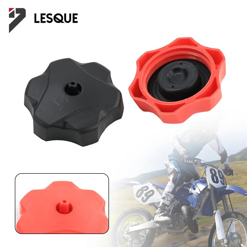 LESQUE Pit Dirt Bike Tappo del serbatoio del gas combustibile Coperchio del coperchio per Motocross ATV Fuoristrada Enduro Accessori moto universali