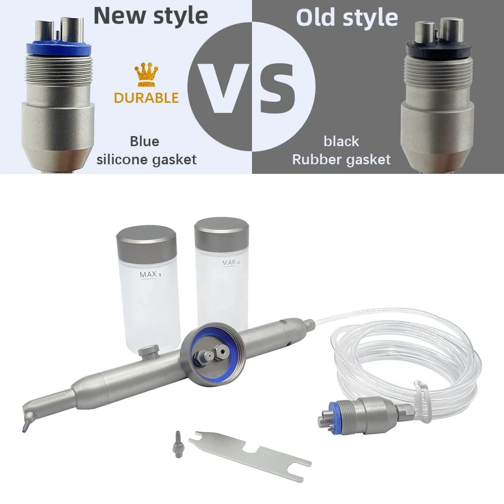 Aluminium oxide Micro Blaster sandblasting gun 2/4 polishing holes for sandblasting air abrasion teeth whitening tools for dentistry