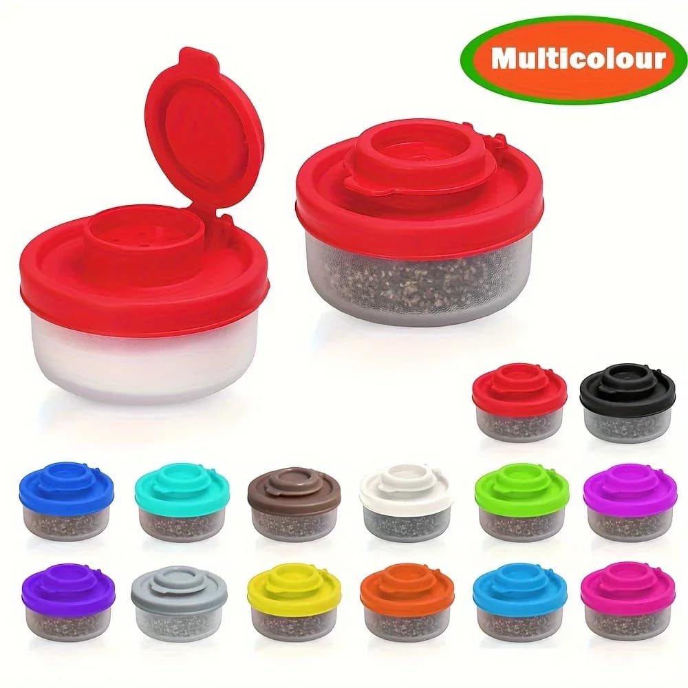 Mini Saliera e Pepiera 1 Pezzo, Contenitore per Spezie Impermeabile per Campeggio, Picnic, Cucina all'Aperto, Lunch Box