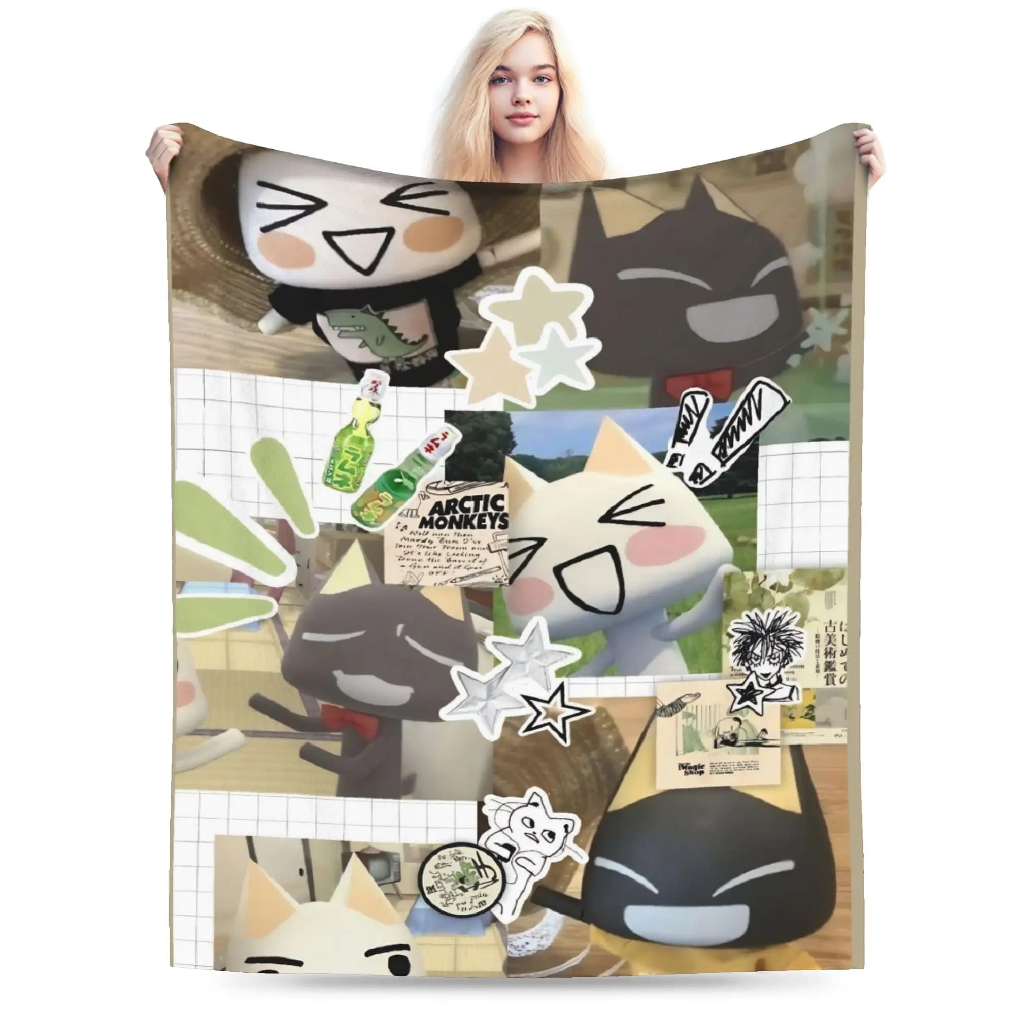 Flannel cover Inoue Toro Soft winter blanket for boy girl Decorations for the house Graphic bed Covers