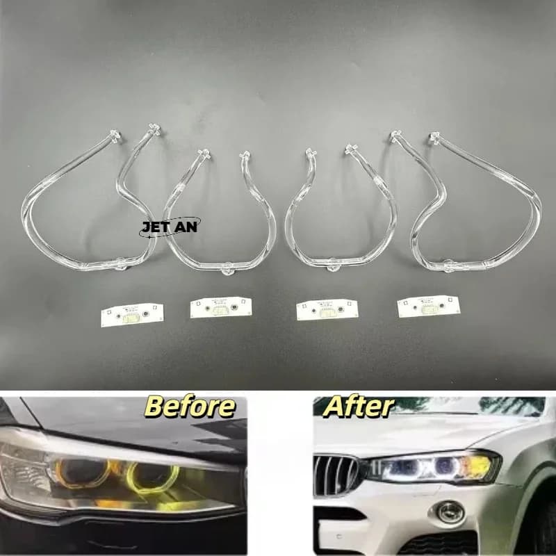 PER BMW X3 X4 F25 2014-2017 Auto Fari DRL Strisce luminose Angel Eyes Chip Zavorra Modulo Illuminazioni Manutenzione Accessori