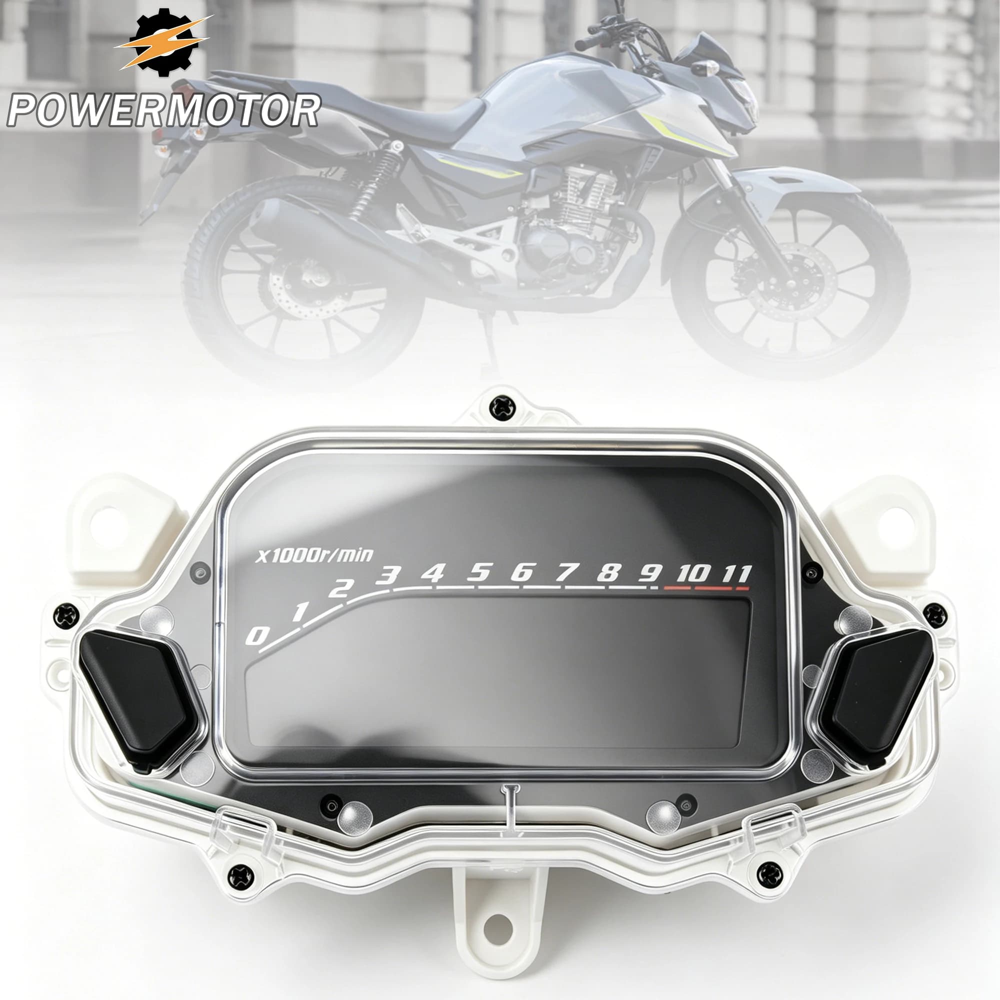 Motorcycle Dashboard Digital Speedometer Total Mileage Indicator Light For Honda Titan CG160 CG150 Moto Street Bike Modified