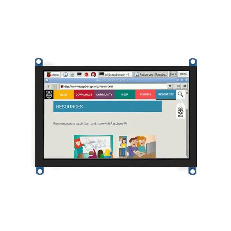 Waveshare Raspberry Pi Display 5-inch/7-inch/10.1-inch HD-MI HD Universal Touch Display Secondary Screen