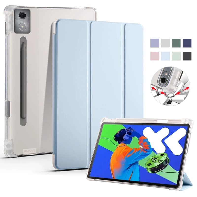 Coque Per Lenovo Xiaoxin Pad Pro 2025 Custodia in pelle PU Custodia morbida con supporto posteriore per Xiaoxin Pad Pro 12.7 2025 Custodia con portapenne