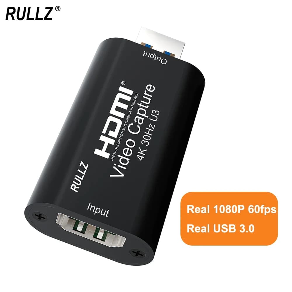 MS2130 Reale USB 3.0 Hd 1080p 60fps HDMI Scheda di acquisizione video Scatola di registrazione del gioco Streaming live per PS4 Ps5 Switch Camera Laptop PC