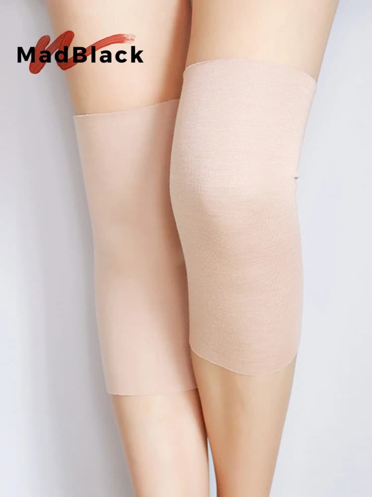 MadBlack-Suede Silk Kneepad, Knee Protection Warmth, Men Women Air Conditioning Room Sleep Knee Pads , 2026 Autumn New A66914CC