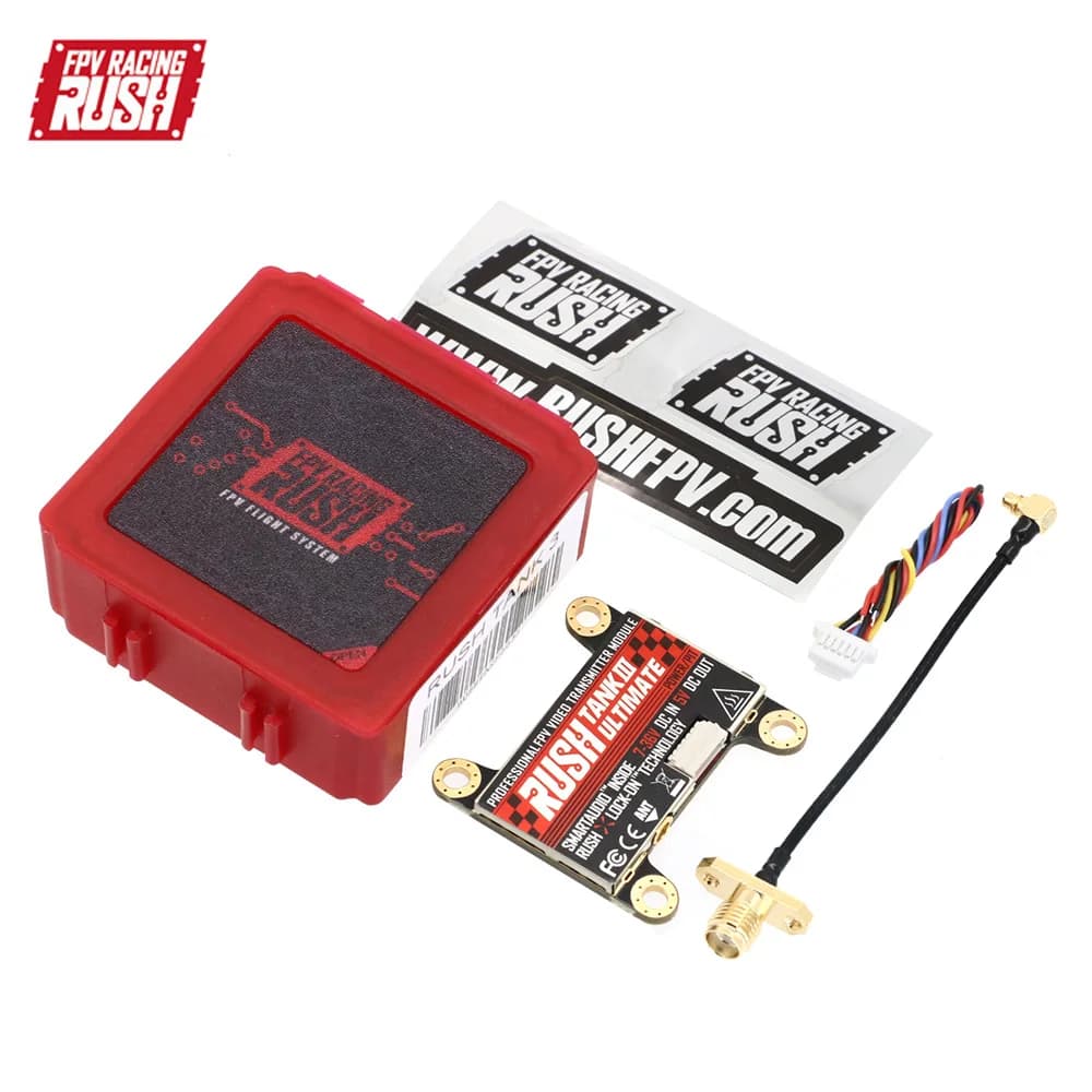 RUSHFPV RUSH Ultimate Tank III 5.8G 48CH VTX 25mW 200mW 500mW 800mW FPV VTX regolabile per RC Racing Drone