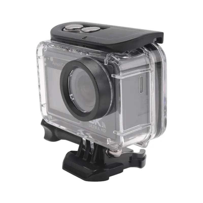 For Home Wifi Anti-Shake Action Camera 30M Waterproof Sport Camera With Remote Control 5K 30FPS Dual Screen As Shown