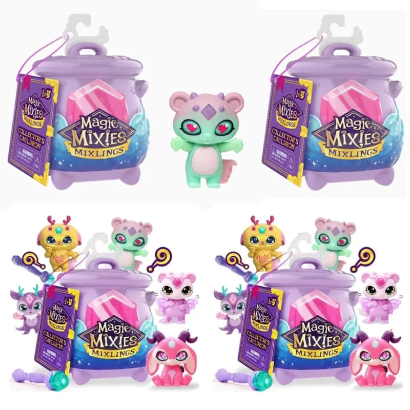 Magic Mixie Power Calderone Mixlings Blind Box Toys Toys Candle Toy Collecting Glow in Dark Change Colors Figurine Kids Gifts