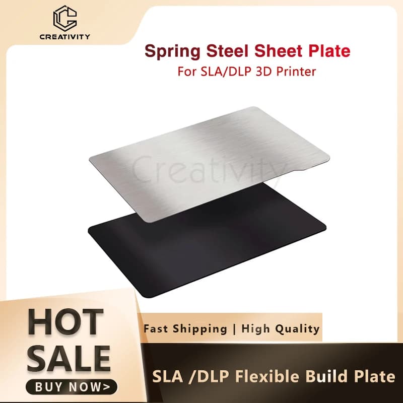 SLA /DLP Piastra di costruzione flessibile Letto con base in acciaio con molla magnetica per stampante 3D Photon/S/X/Mono SE/X/Marte/Pro/2Pro/LD-002H