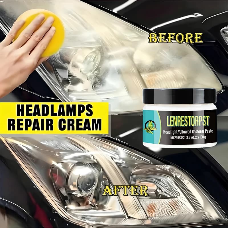 Polishing paste for Restoration Headlights, Graffi repairs and Fari cleaning, RG322 removal