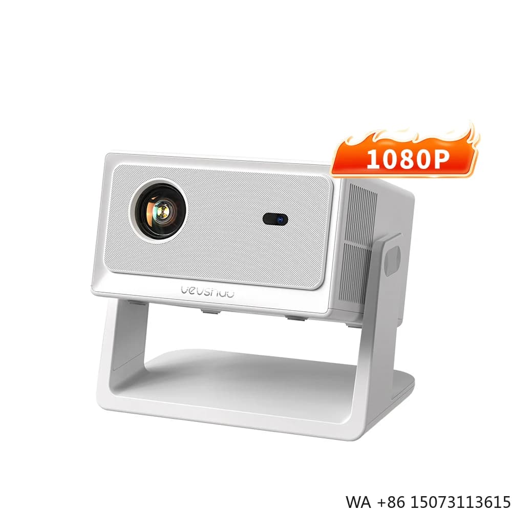 Proiettore Connesso al Telefono Mobile Airplay Miracast, Android 12 1080P 4K Smart Pico con Supporto per Home Theater