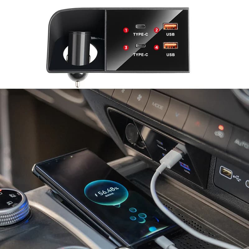 Per Tank 300 2020-2025 Shunt Docking Station Console centrale USB Extender Caricatore super veloce Accessorio per la modifica degli interni dell'auto