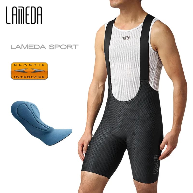 LAMEDA Men's Cycling Shorts Long Riding Shorts Cycling Clothing Bicycle Shorts Pants Padded Road Bike Shorts Man Cycling Clothing MTB