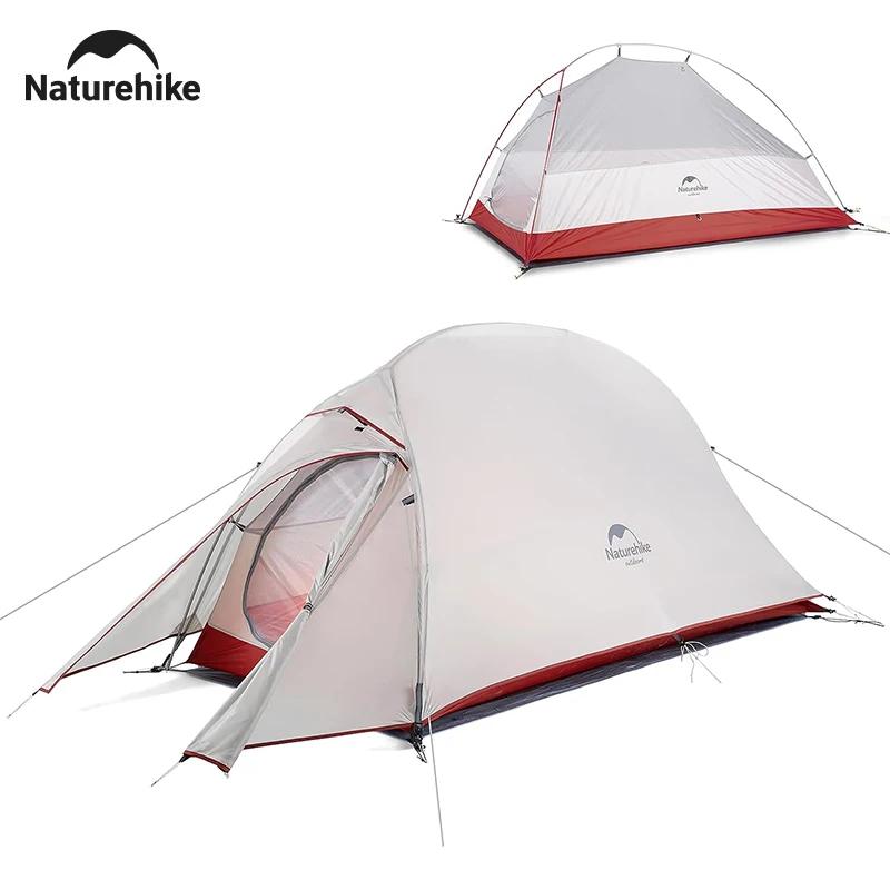 Naturehike camping tent ultralight portable Cloud Up 1 person tent shelter backpack folding tent waterproof travel tent beach tent