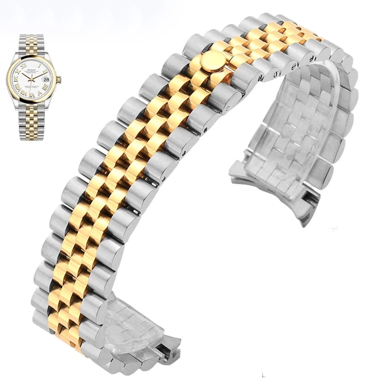 904 Cinturino per Rolex DATEJUST DAY-DATE OYSTERPERTUAL DATE Cinturino per orologio in acciaio inossidabile Bracciale per uomo e donna 20mm 21mm